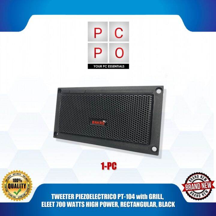 TWEETER PIEZOELECTRICO PT-104 with GRILL, ELEET 700 WATTS HIGH POWER ...