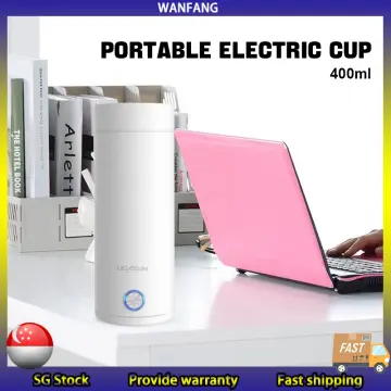 Portable Travel Electric Kettle Water Boiler Temperature Control Timer 400  ML