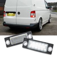 2Pcs LED License Number Plate Light Canbus For VW Passat B6 Transporter Caravelle MK5 MK6 Box Bus T5 T6 Multivan Caddy Jetta