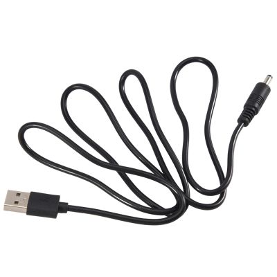 High Speed USB 2.0 A Male to DC 4.0mm x 1.7mm Power Cable 3Ft Black