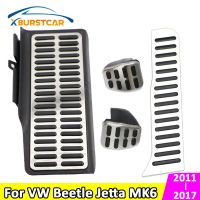 Hans1 Xburstcar Brake Clutch Pedal Cover Foot Rest Pedals for Beetle Jetta MK6 2011 - 2017 Accessories