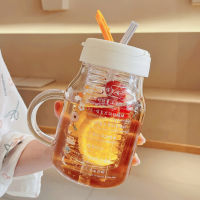 [High-End ถ้วย] 850550Ml แก้วน้ำขวดชา Infuser กรองน่ารักแบบพกพาขวดดื่มแก้วกาแฟนม Gourd ถ้วยของขวัญสำหรับสาว