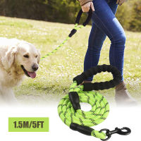 SKYJS Long Reflective Nylon Rope For Large Big Dogs Mountain Climbing Running Walking Lead Dog Leash Training Leashes Pet Supplies