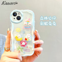 Kanavi เคสโทรศัพท์แฟชั่นตุ๊กตาการ์ตูนยอดนิยมน่ารักสำหรับ VIVO Y20 Y20S Y20i Y20A Y12S Y12A V2026 S1ซิลิโคนเนื้อนิ่มโปร่งใส V2027 V2028 V2029 V2032 V2033 V2042 V2043 S1มือโปรหรูหราฝาหลังโทรศัพท์กันกระแทก