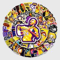 51 Pieces of NBA Star Kobe Bryant Cartoon Graffiti Stickers Laptop Scooter Car Phone Guitar Stickers