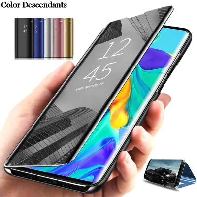 Mirror Flip Case For Apple iPhone 7 Plus Leather Phone Cover sFor iPhone 8 X Max XR 11 12 Mini 13 Pro SE 2020 XS Magnetic Case