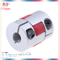 Fulai 5-10mm D20L25ข้อต่อขากรรไกรแบบยืดหยุ่น CNC SHAFT Spider stepper Motor Plum coupling