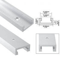 อลูมิเนียมอัลลอยด์ T-Track Slot Mitre Track Jig Fixture T-Slot -Woodworking Chute Rail - T Slider Fixture Slot Slide Limit Guide