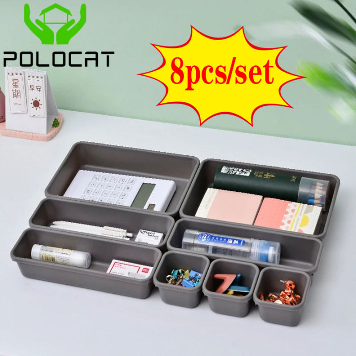 Polocat 8pc Set Drawer Storage Box