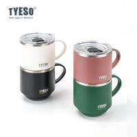 Tyeso Mug ขนาด 330 ml. งานเกรด304 ตัวหนา ฝาปิดสนิท เก็บร้อนเย็นได้ดีค่ะสินค้าถ่ายจากงานจริง