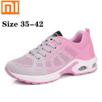 Xiaomi Mijia Women Sneakers Lightweight Running Shoes Outdoor Sports Breathable Mesh Comfort Running Shoes Air Cushion Lace Up