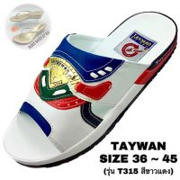 TAYWAN (SIZE 36-45) (รุ่น T315 สีขาวแดง) มาใหม่