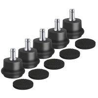 【CW】♝  5Pcs Glides Office or Swivel Wheels to Fixed Stationary Castors