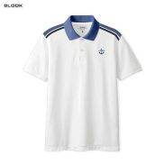 Áo polo nam BLOOK phối họa tiết chất vải cotton