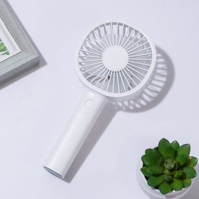 Rechargeable Portable Handheld Fan Lazy Temporary Travel Shopping Cooling Home Car Air Cooler -White