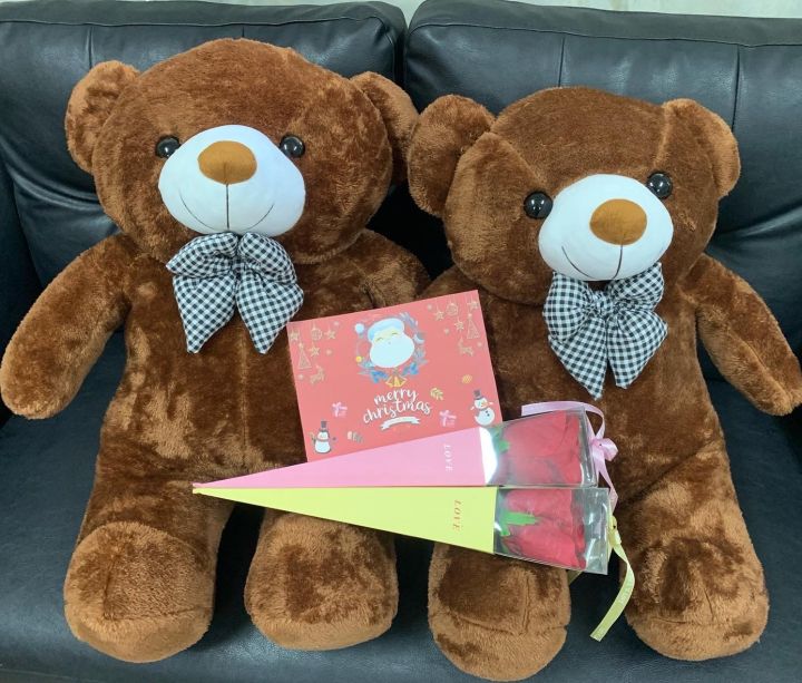 radatoys-ตุ๊กตาหมี-น่ารัก-ของขวัญ-สีช็อคโกแลต-ขนาด70-ซม-ของขวัญ-วันเกิด-ให้แฟน-ปัจฉิม-จำกัด-3-ตัวต่อออเดออร์