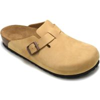 Birkenstock MenWomen Classic Cork Slippers Beach Casual shoes Boston series 35-46