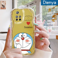 เคส Dienya สำหรับ Xiaomi MI Redmi Note 11 11S Poco M4 Pro 4G เคสการ์ตูนโดราเอมอนลายเนื้อครีมกันกระแทกแบบใสนิ่มเคสมือถือโปร่งใสลายกล้องถ่ายรูปสร้างสรรค์เรียบง่ายฝาครอบป้องกันอ่อนโยน