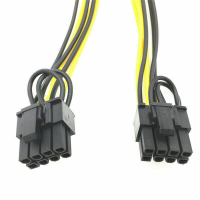 2X 8Pin to Dual 8Pin(6+2) Power Cable GPU Power Cable for Tesla K80 M40 M60 P40 P100