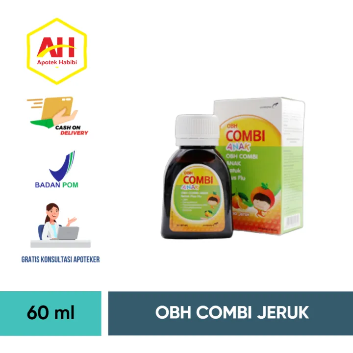 OBH COMBI ANAK OBAT OBH COMBI OBAT BATUK DAN FLU ANAK RASA JERUK RASA