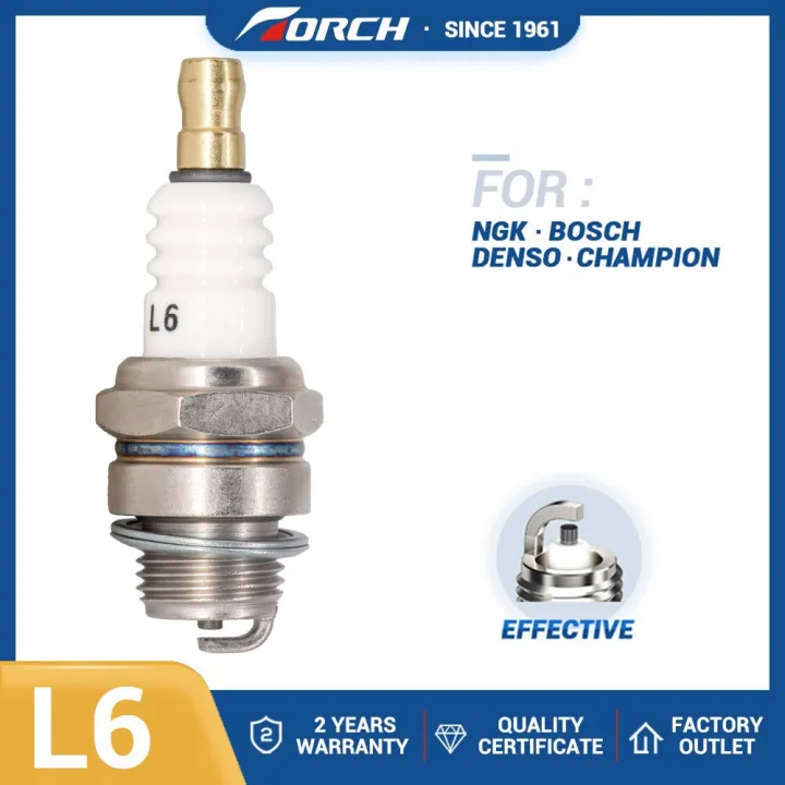 Torch L6 Standard Spark Plug Replaces BM6A /M7/L7T/CJ8 255 Fit For 2