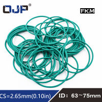 【2023】1PClot Fluorine rubber Green FKM O ring Seal CS2.65mm ID 71 7375 mm Rubber ORing Seal Gasket