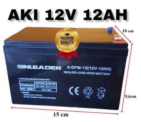 Aki Kering 12 AH | Aki Sprayer Elektrik | Aki Sepedah Listrik | Aki