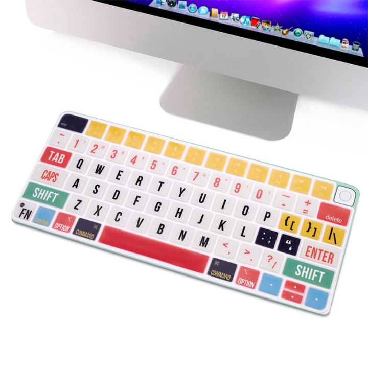 hrh-cartoon-for-2021-apple-imac-24-inch-euro-magic-keyboard-with-touch-id-a2449-m1-chip-a2450-silicone-keyboard-cover-protector-keyboard-accessories