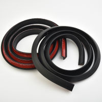 2Pcs 1.5M สีดำล้อรถคิ้ว Arch Trim Lips Strip Fender Extension Moulding Flares Trim Strip Edge รถอุปกรณ์เสริม