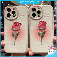 เคสโทรศัพท์ดอกทิวลิปการออกแบบลวดลายปลอกหุ้มแบบนิ่มใช้ได้กับ Iphone 14 13 12 11ซีรีส์