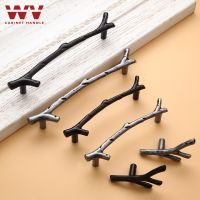 ☫❍ WV Tree Branch Cabinet Handle 96mm 128mm Bronze Creative Fashion Kitchen Furniture Handles Drawer Knobs Door Pulls Hardware 105