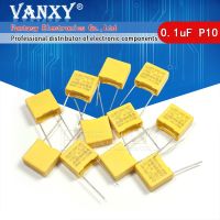 10pcs 100nF capacitor X2 capacitor 275VAC Pitch 10mm X2 275V Polypropylene film capacitor 0.1uF WATTY Electronics