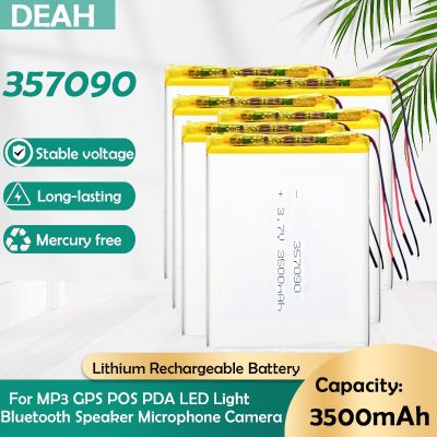 357090 3.7V 3500mAh Rechargeable Lithium Polymer Battery For Electric Toys Tablet PC ICOO Power Bank Digital Camera Lipo Cell [ Hot sell ] vwne19