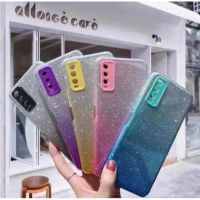 เคส A02 TPU กากเพชรไล่สี SAMSUNG M12 M02 A02S A12 A02 A32 5G A42 A20FE S21plus S21ulter