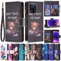 เคสหนังซิปกระเป๋าสตางค์1ใบสำหรับออปโป้ไฟนด์ X5 Lite Pro X2 Pro Neo Reno 7 Z Pro 6 Pro 5 Pro 4 Pro 3 Pro K10 F19 Pro + A57