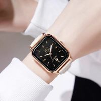 Hot Seller Douyin hot style 2023 new light luxury fashion square ladies watch waterproof versatile simple ins
