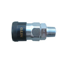 MITO คอปเปอร์ลม หัวดำ SM-20 เกลียวนอก 1/4  PT (MI-1701004) ((SN)05041-MTO-0019)