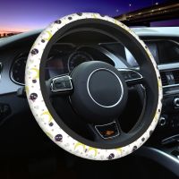 Sailor Artemis Moons Manga Steering Wheel Cover Usagi Tsukino Luna Steering Wheel Protector Universal 14.5 15 Car Accessories