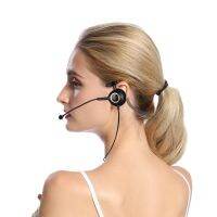 H1000-RJ9 Crystal Head Noise Cancelling Call Center Headset Comfortable Telephone Headphone