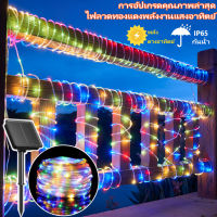 100LED อัพเกรดสายลวดทองแดงคุณภาพสูง, โคมไฟนางฟ้าพลังงานแสงอาทิตย์แสงนางฟ้ากลางแจ้งไฟหนังกันน้ําลวดสตริงไฟสวนตกแต่งลานแต่งงานตกแต่ง