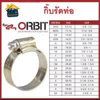 กิ๊ปรัดท่อ Orbit ออบิท เข็มขัดรัดท่อ (ยกกล่อง)