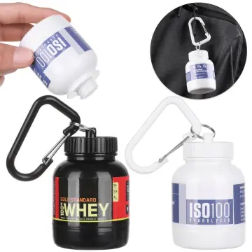 Mini Portable Whey Protein Powder Bottles With Keychain 200ML 