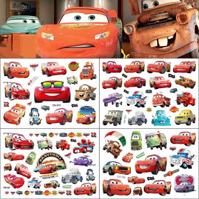 Disney Cartoon Cars Tattoos Children Arms Face Body Art Fake Tattoos Temporary Kids Stickers DIY Tattoo Boys Girls Toys Gifts Stickers Labels