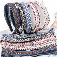 【CW】 Ethnic Bohemia Braided Hairband Hair Bands Hoop Headband Accessories Scrunchy Headdress