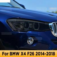 สำหรับ BMW X4 F26 2014-2018ไฟหน้ารถภายนอกป้องกันรอยขีดข่วนด้านหน้าโคมไฟสี TPU ฟิล์มป้องกันอุปกรณ์ซ่อมสติ๊กเกอร์