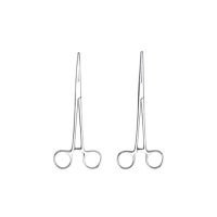 【YF】 1pcs Hemostatic Forceps Pliers Curved Straight Orthopedic Veterinary Instrument