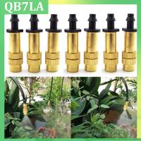 10pcs 4/7 Tube Copper Spray Nozzle Fogger Watering Irrigation Misting Cooling Brass Sprinkler for Gardening System QB7LA