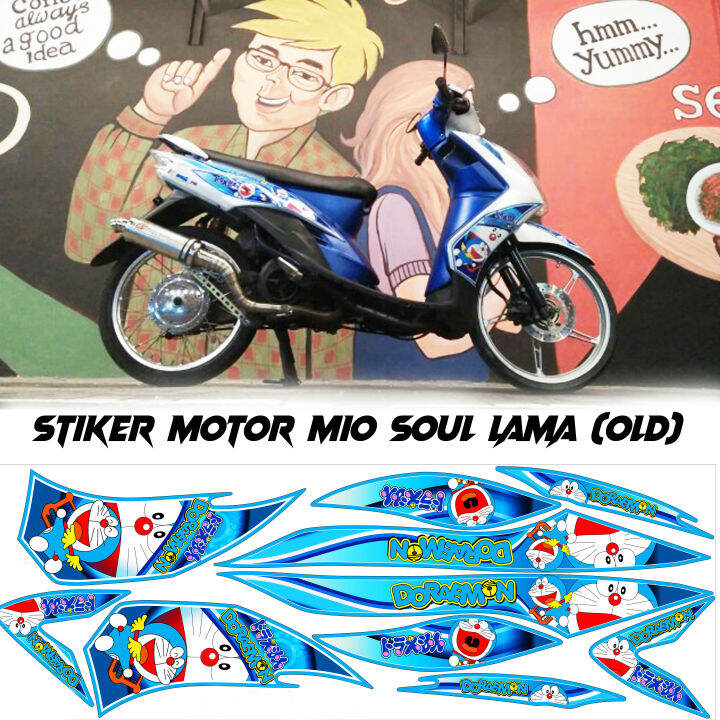 Stiker Variasi Motor Mio Soul Lama Old Keren Kartun | Lazada Indonesia