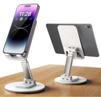 แท่นวางโทรศัพท์ แท่นวางมือถือ แท่นวางไอแพด  ปรับได้รอบทิศทาง Desktop mobile phone bracket  1 อัน