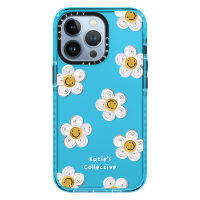 CASE.TIFY white daisy Air cushion Phone case for iphone 14 14plus 14pro 14promax 13 13pro 13promax 2023 Cartoon Fashion brand official new design phone case Cute 12 12pro 12promax 11 11promax Shock-proof soft case 7+ case for girl man Blue pink